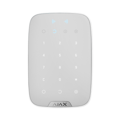 Keypad Plus Tastiera wireless e touch supporta carte e portachiavi crittografati contactless colore Bianco - 38253 Ajax