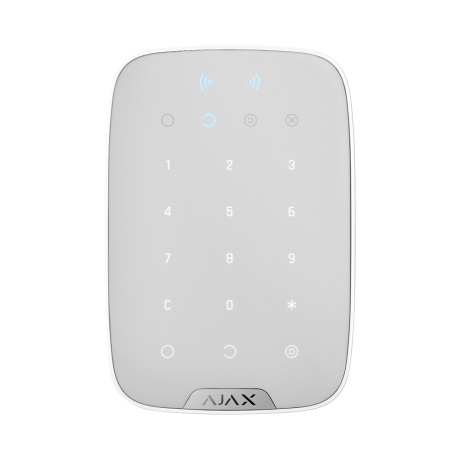 Keypad Plus Tastiera wireless e touch supporta carte e portachiavi crittografati contactless colore Bianco - 38253 Ajax