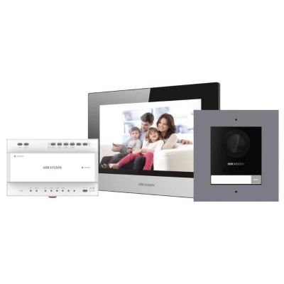 DS-KIS702Y Kit videocitofonico IP a 2 fili - Hikvision